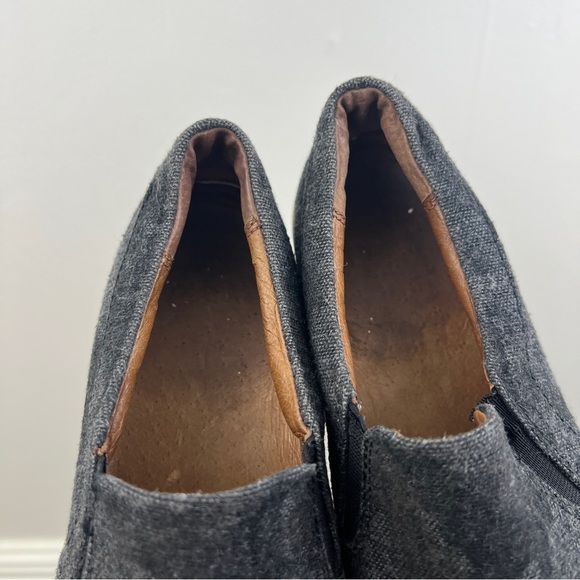 Frye Lena Slip On Sneaker Charcoal Gray Camo Print Platform Size 8 - Picture 10 of 10